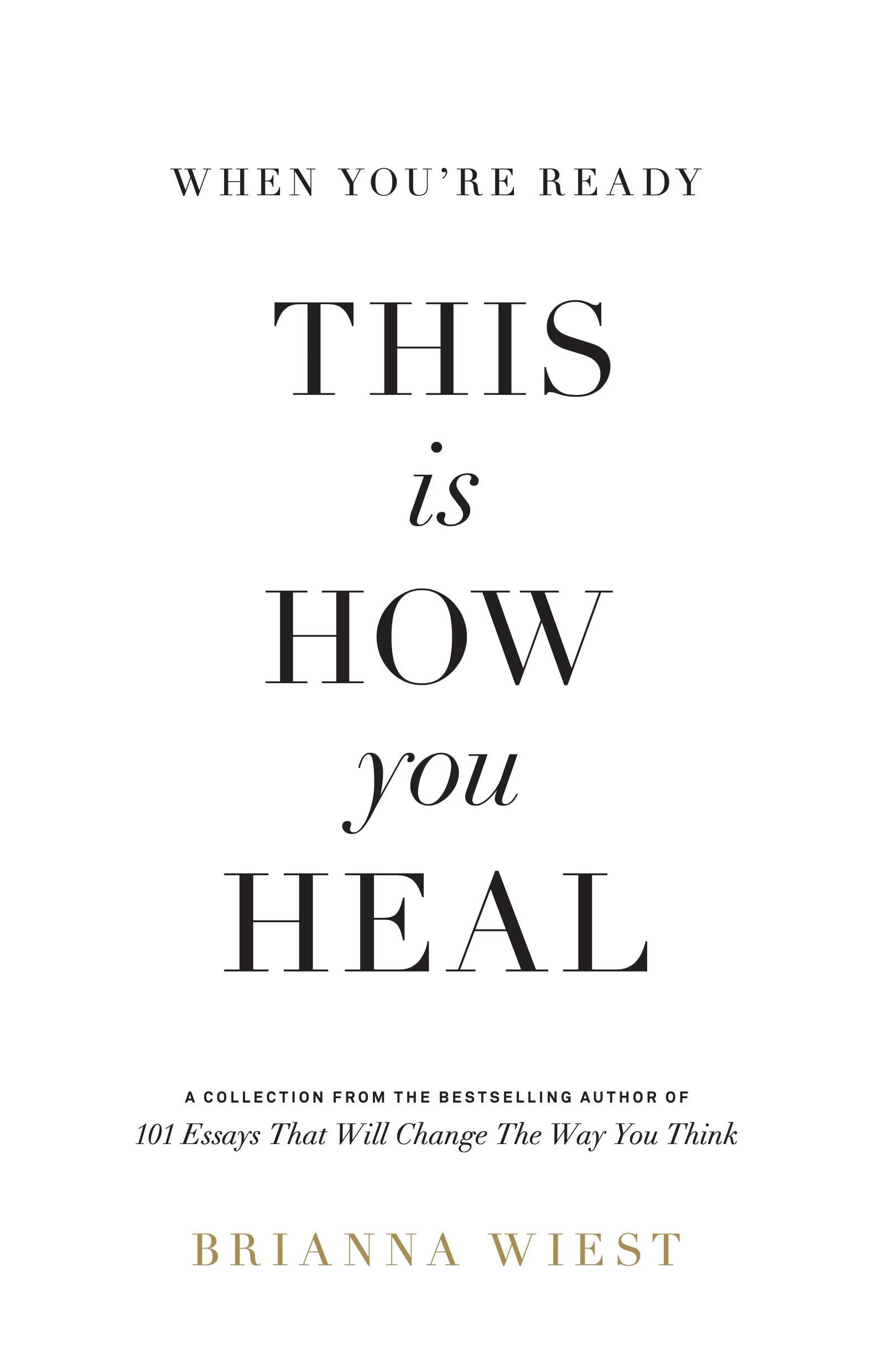 Healing is not a one-time event.