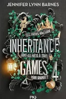 Un an après les évènements du final de la trilogie Inheritance Games, les frères Hawthorne Grayson et Jameson sont de retour avec une nouvelle quête à mener et de nouveaux mystères à élucider ! Né pour succéder à son grand-père, Grayson Hawthorne ne vit que pour sa famille. Quand ses demi-sœurs ont des ennuis, il n'hésite pas à faire ce qu'il fait le mieux : résoudre les problèmes, vite et sans s'embarrasser de remords. Son demi-frère Jameson Hawthorne est un amoureux du risque et des sensations fortes. Alors impossible de résister lorsque son père lui demande une faveur. Il va devoir infiltrer le casino clandestin le plus select de Londres, repère des riches et de l'aristocratie. De part et d'autre du globe, les demi-frères auront besoin de toute l'aide des leurs pour se sortir des jeux dangereux auxquels ils se trouvent mêlés. L'occasion de puiser au plus profond d'eux-mêmes pour décider de ce qu'ils sont prêts à sacrifier pour gagner.